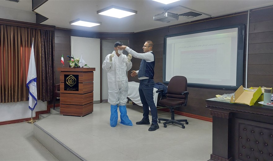 برگزاری کارگاه تخصصی  CBRN مدیریت خطرات شیمیایی، بیولوژیکی، رادیولوژیکی و هسته ای