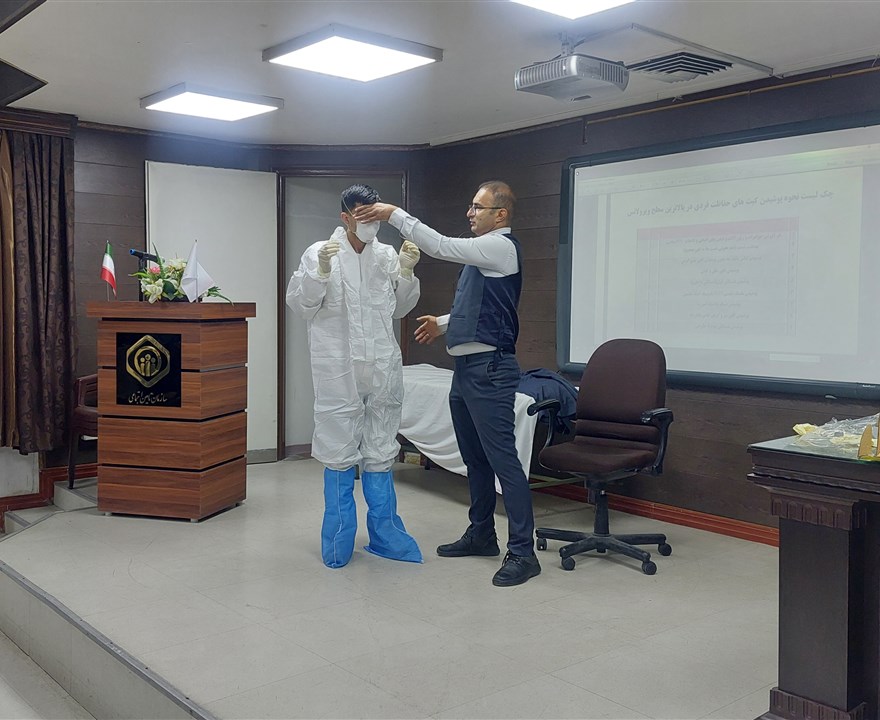 برگزاری کارگاه تخصصی  CBRN مدیریت خطرات شیمیایی، بیولوژیکی، رادیولوژیکی و هسته ای